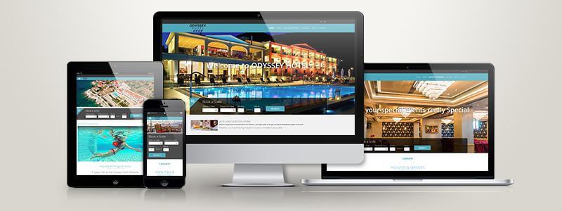 Ολοκλήρωση κατασκευής ιστοσελίδας ξενοδοχείου "Hotel Odyssey"